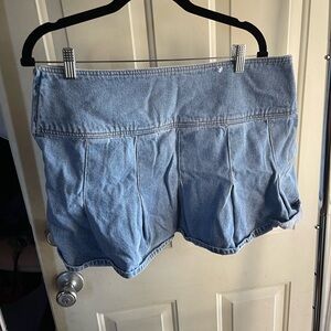 Short Jean Skirt